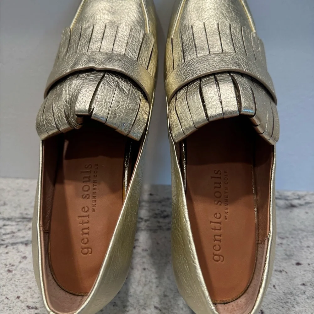 Gentle Souls Kenneth Cole chunky heel loafer 9.5 - Picture 4 of 7